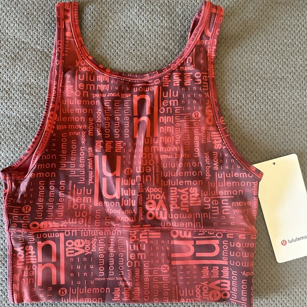 Lululemon Red Power Pivot Everlux Tank